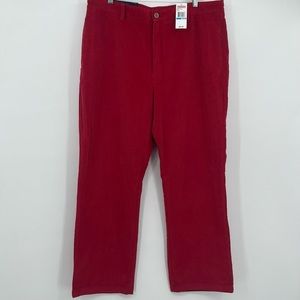 NWT Vineyard Vines Red Corduroy Club Pants 36x30